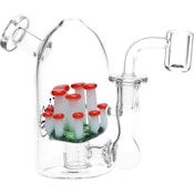4.75" Pulsar There's Not Mush-room Left In Here Mini Glass Dab Rig