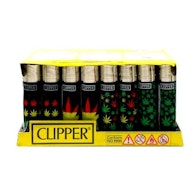 Rasta Leaves Clipper Lighter