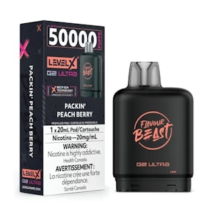 Level X G2 Ultra Pod - Flavour Packin' Peach Berry - 50K Puffs - 20mg/ml