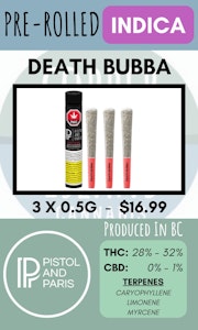 Pistol and Paris - PISTOL & PARIS - 3PK DEATH BUBBA PRS