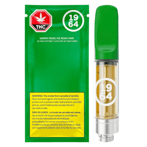 1964 - 1964 Lemon Diesel FSE Resin 1g Prefilled Vape Cartridge
