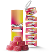 Biggies - 6 Pack Raspberry Ginger Ale 3:3:1 CBG:CBD:Live Resin, 8g Soft Chews