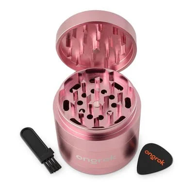 Ongrok - Ongrok |  EZ Open Metal Grinder MINI | 55mm 4pc | Rose Gold Main Image