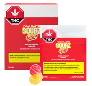 SOURZ by Spinach - FULLY BLASTED STRAWBERRY MANGO - 10pc