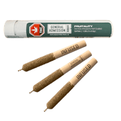 General Admission Fruitality Distillate Infused Pre-Roll 3x0.5g Distillates