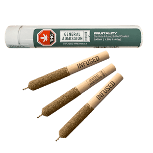 General Admission - General Admission Fruitality Distillate Infused Pre-Roll 3x0.5g Distillates