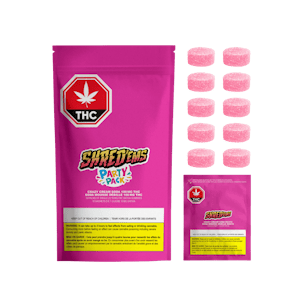 SHRED'EMS - Shred'Ems Crazy Cream Soda Party Pack Chews - 10 X 10mg