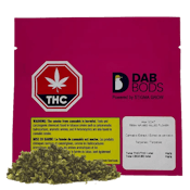 Dab Bods pink GOAT Resin 2g Infused Milled Flower