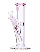 8" OG Original Color Rim Straight Tube Bong PINK