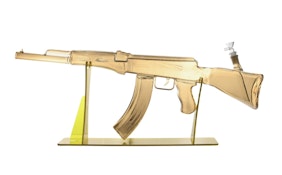 28" Crystal Magnum Bong GOLD