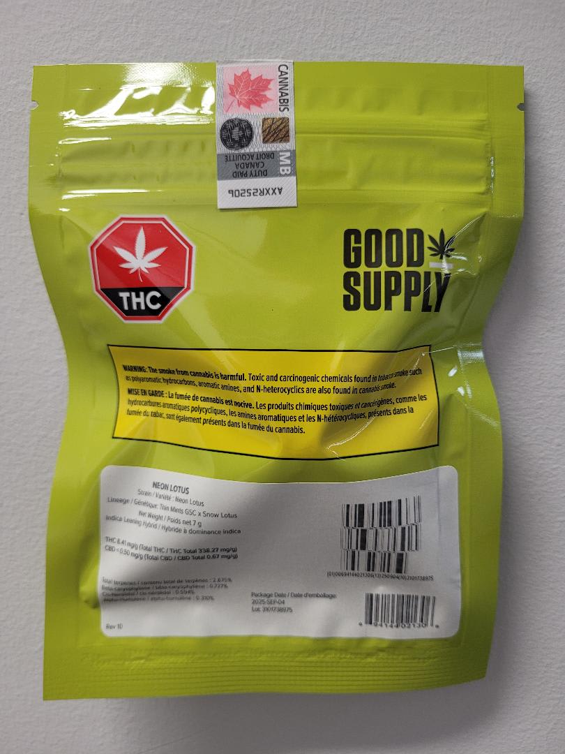 Good Supply Neon Lotus 7g Dried Flower