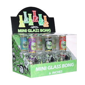 Arsenal - 6" Cosmic Trip Mini Glass Bong Set