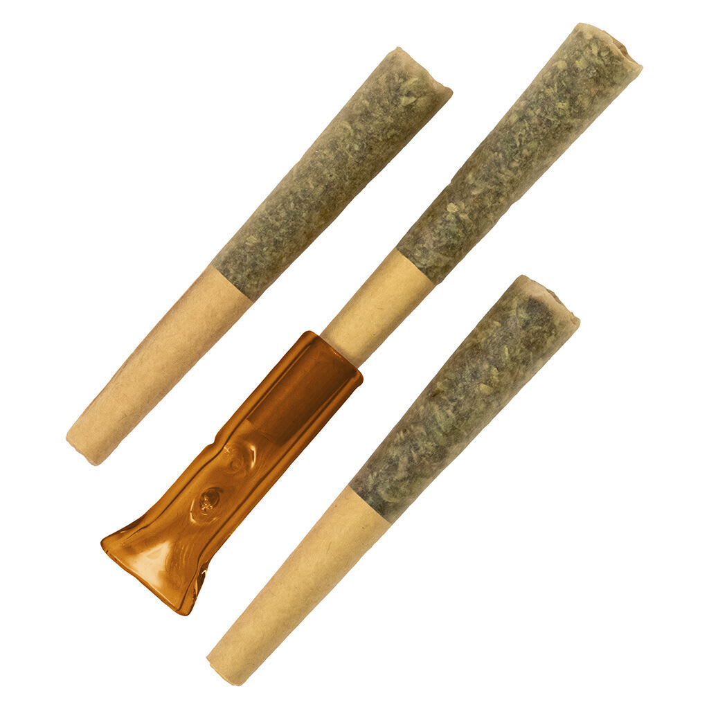 Gold Face Hash Rosin Infused Pre-Rolls | 3x0.5g