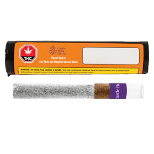 Castle Rock Farms - Glazed Apricot 1 x 1g Live Resin Diamond Infused Blunt