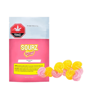 SOURZ by Spinach - FULLY BLASTED PINK LEMONADE 10 GUMMIES