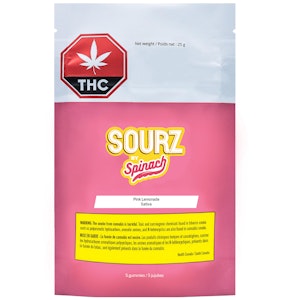 SOURZ by Spinach - PINK LEMONADE 5 GUMMIES