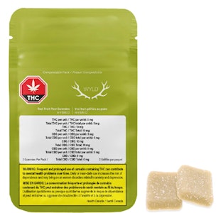 WYLD CBD - REAL FRUIT PEAR CBD:CBG 30 CHEWS