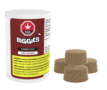 BIGGIES By EVEN - Cherry Cola Pure Live Resin - 2.5mg THC x 4