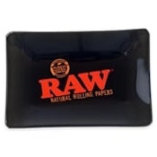 RAW - Black Glass - Rolling Tray - Mini