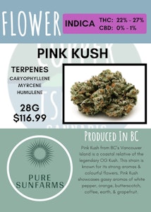 Pure Sunfarms - 28G - PURE SUNFARMS - PINK KUSH