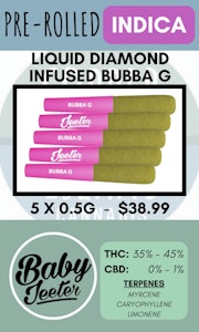 Jeeter - BABY JEETER - 5PK INFUSED BUBBA G PRS