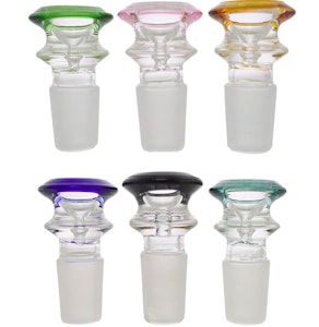 Smoke Arsenal - 14mm Arsenal Coloured Rim Glass Bowl | Assorted Colours