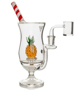 Red Eye - 9.5" Tall Pina Colada Concentrate Rig