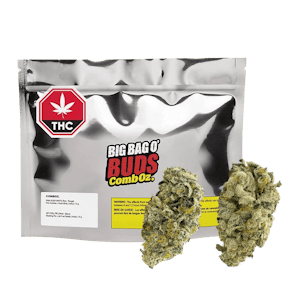 Big Bag O' Buds - Big Bag O' Buds - Comboz Pink Kush Mints + Jet Fuel Pie Indica 2 x 14g Dried Flower