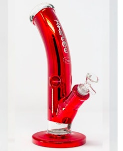 Canadian Distributor - 12" 9mm Xtreme Bent Glass Bong | Red