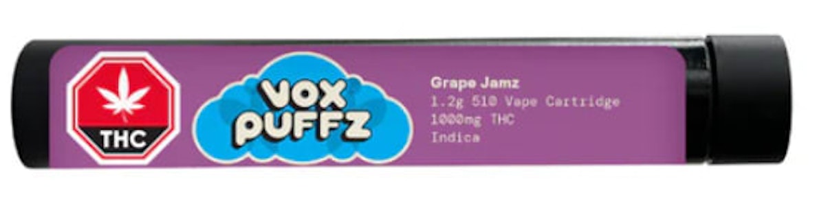 VOX - VOX : Grape Jamz 1.2g Vape Cartridge