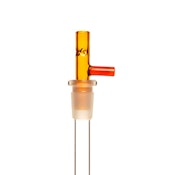 14mm Glass Popper w/ Ice Pinch ( Pink )