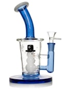 Red Eye Glass 8" Tall Snowman Bubbler