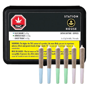 Station House - SATIVA DAYTIME EXPRESS VARIETY PACK PRE-ROLLS
