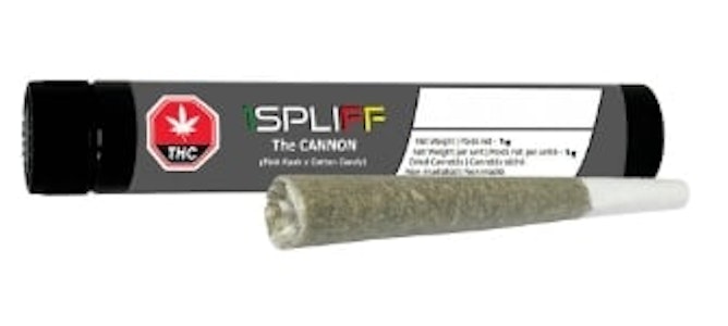 1SPLIFF - The Cannon - Pink Kush X Cotton Candy 1 x 1g Pre-Roll