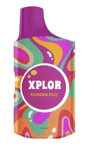 XPLOR - XPLOR Rainbow Razz - Raspberries  1g Disposable Vape