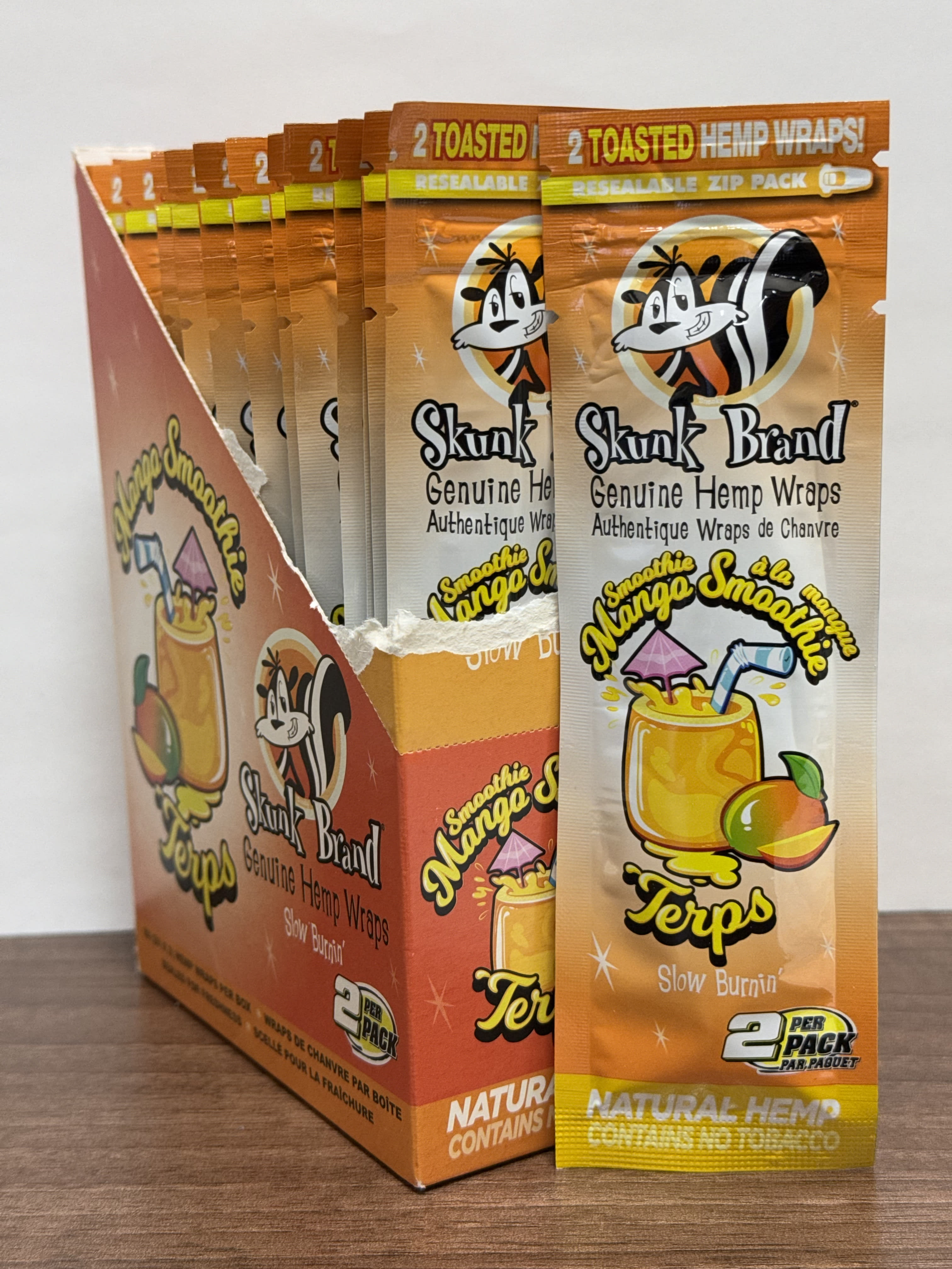Skunk Brand - Mango Smoothie Hemp Wrap with Terp - 2 Pack