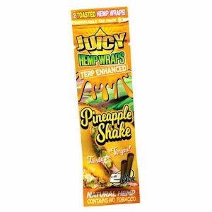 Juicy Jays - Juicy Jays - Terp-Enhanced Pineapple Shake Hemp Wraps - 2 Sheets