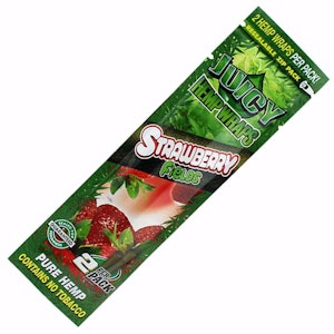 Juicy Jays - Juicy Jays - Hemp Wraps Strawberry Fields - 2 Sheets
