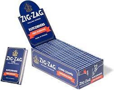 Zig Zag - Zig Zag - Kutcorners Free-Burning Rolling Papers - Dark Blue