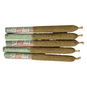 Status - Status - Mellonaire Liquid Diamond Infused Kief Coated Pre-Roll - 5x0.25g