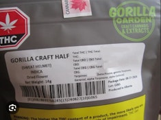 Sweat Helmet 14g Dried Flower - Gorilla Garden