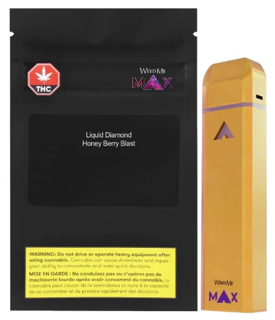Weed Me Max - WEED ME MAX - Honey Berry Blast Liquid Diamond 1g Disposable Vape Main Image