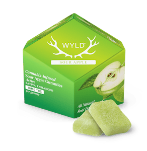 Wyld - [100mg] Sour Apple THC Gummies 10 pc Soft Chews - WYLD