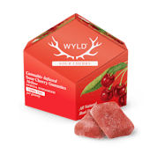 [100mg] Sour Cherry THC Gummies - WYLD