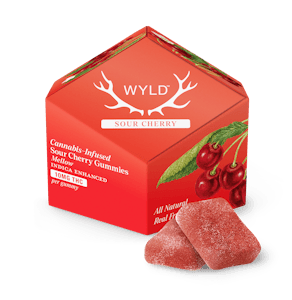 Wyld - [100mg] Sour Cherry THC Gummies - WYLD