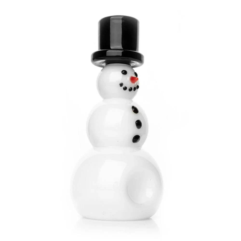 Red Eye Glass - 5.5" Snowman Hand Pipe Main Image