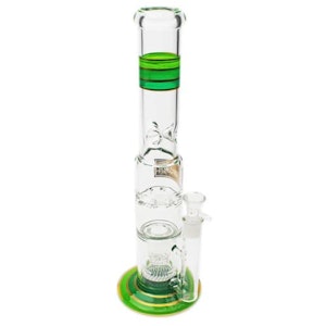 BoroSci - Borosci - 16" Double Inversion to Turbine Perc Bong