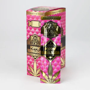 Billionaire Hemp Wraps - Poppin Bubblegum