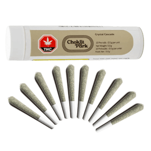 Choklit Park - 10 x 0.5g Crystal Cascade Pre-Rolls