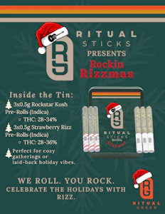 Ritual Greens - Rockin Rizzmas - 6 x 0.5g